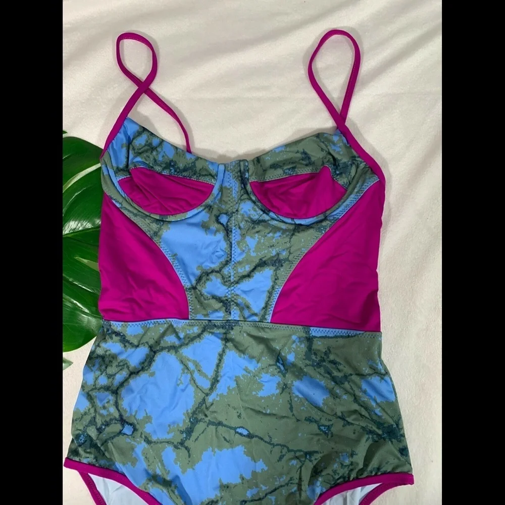 NEW $290 KORE SWIM‎ 'Rhea' One-Piece Swimsuit SZ XS